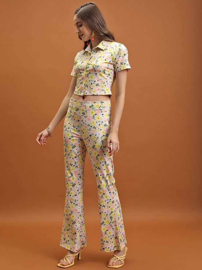 Tokyo Talkies Women Multi Shirt With Trouser - Multi - Image 2