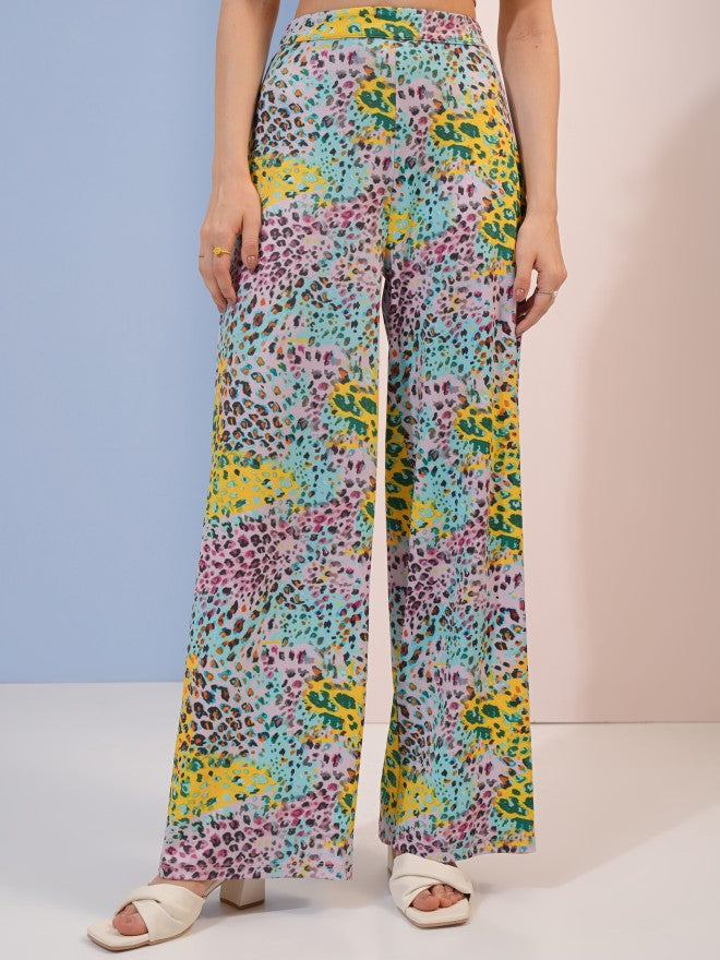 Tokyo Talkies Women Pink Women Top With Trouser Co-Ords - Pink - Image 7