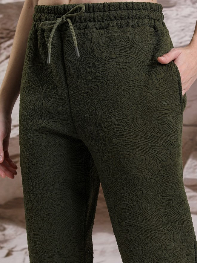 Tokyo Talkies Women Green Shirt With Trouser Co-Ords - Green - Image 6