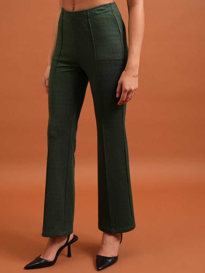 Tokyo Talkies Women Green Blazer With Trouser - Green - Image 7