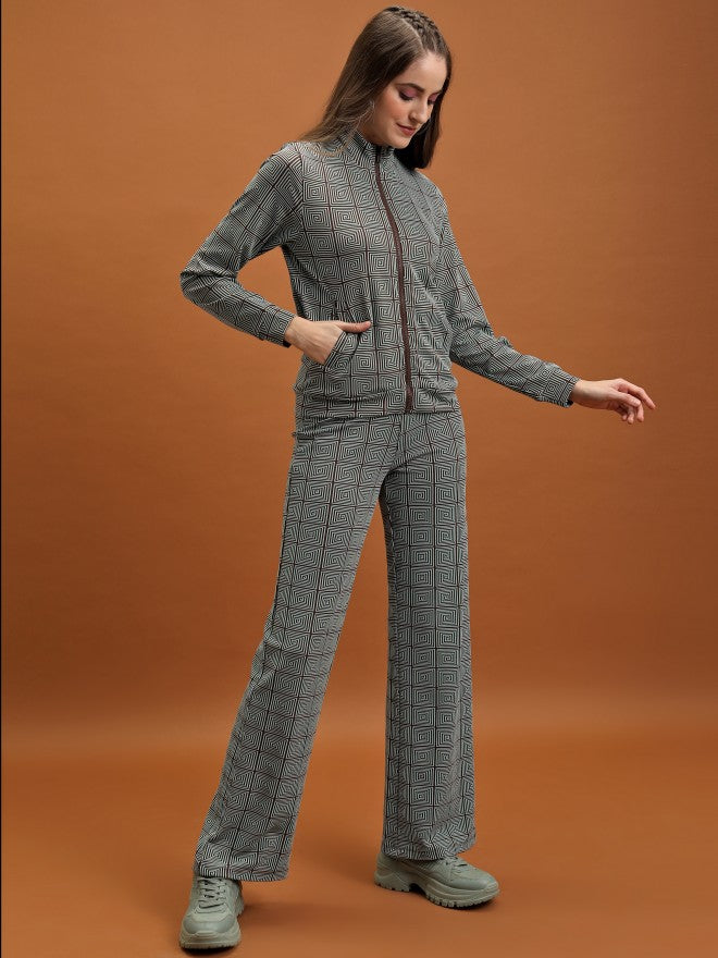 Tokyo Talkies Women Green Blazer With Trouser - Green - Image 4