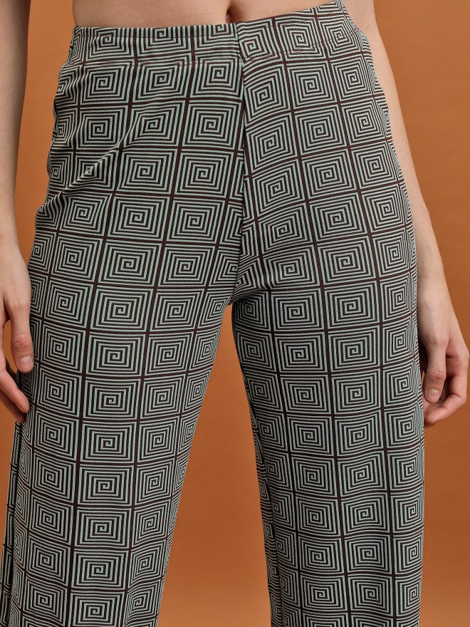 Tokyo Talkies Women Green Blazer With Trouser - Green - Image 6