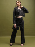 Tokyo Talkies Women Black Top With Trouser - Black - Image 1
