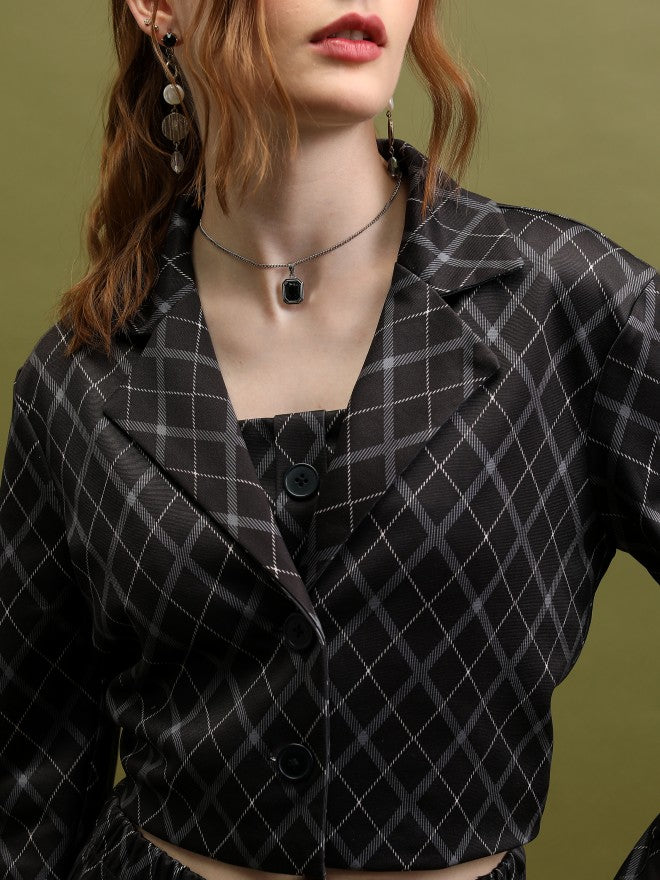 Tokyo Talkies Women Black Top With Trouser - Black - Image 5