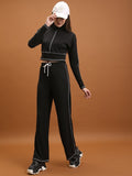 Tokyo Talkies Women Black Top With Trouser - Black - Image 1