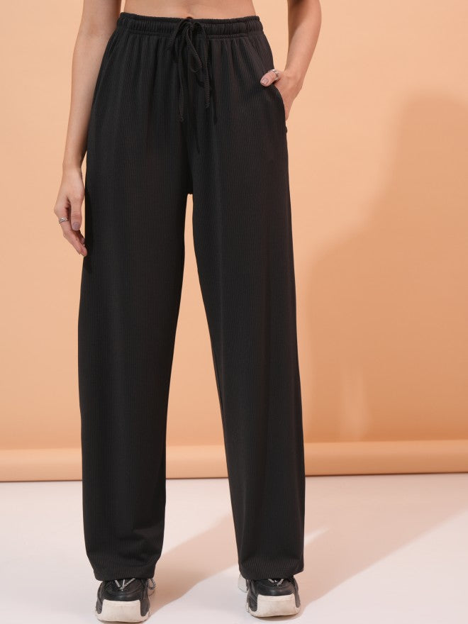Tokyo Talkies Women Black Top With Trouser - Black - Image 7