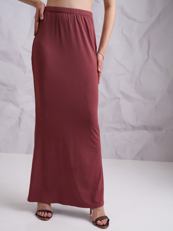 Tokyo Talkies Women Rose Top With Skirt - Rose - Image 7
