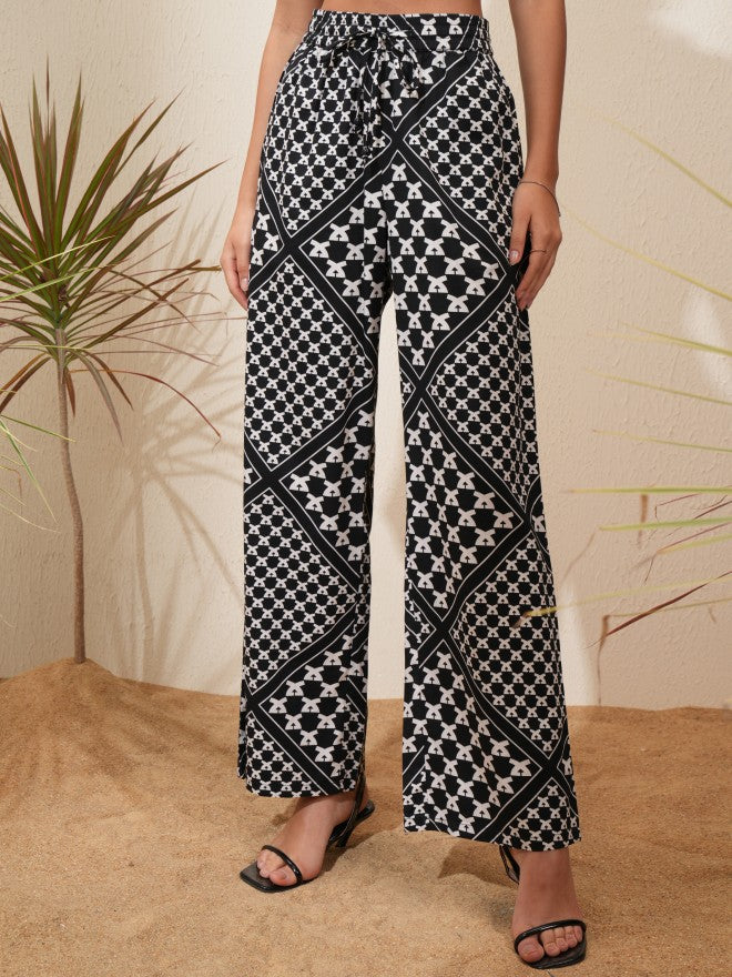 Tokyo Talkies Women Black Top With Trouser - Black - Image 7