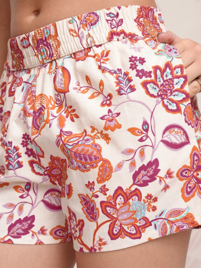 Tokyo Talkies Women Off White Shirt With Short - Off White - Image 8