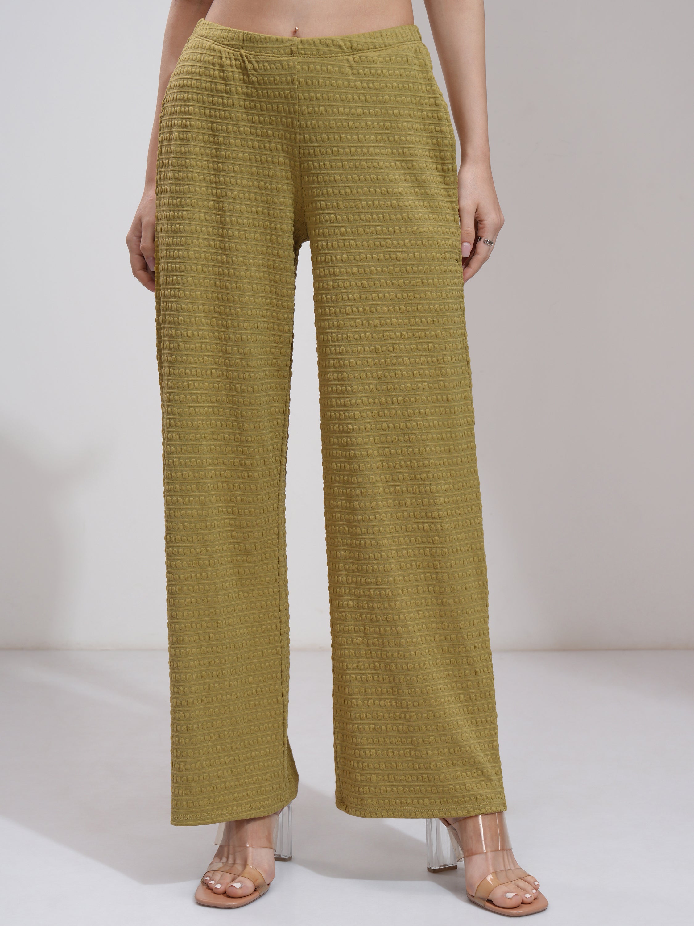 Tokyo Talkies Women Olive Top With Trouser - Olive - Image 7