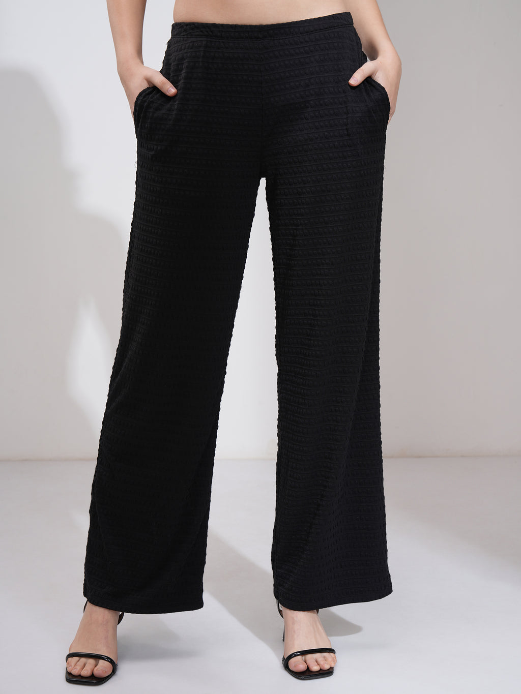 Tokyo Talkies Women Black Top With Trouser - Black - Image 8