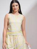 Tokyo Talkies Women Yellow Top With Short - Yellow - Image 1