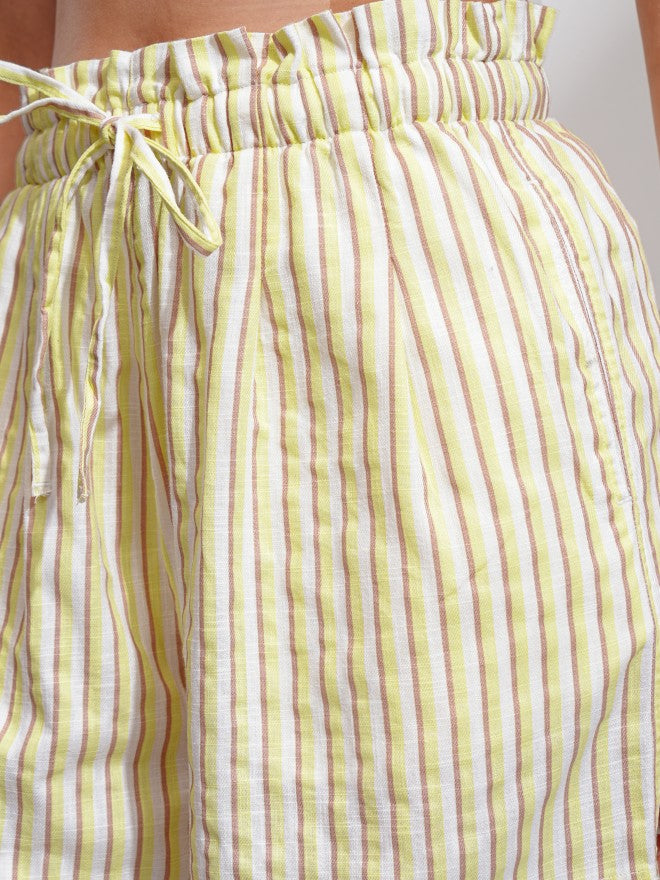 Tokyo Talkies Women Yellow Top With Short - Yellow - Image 8