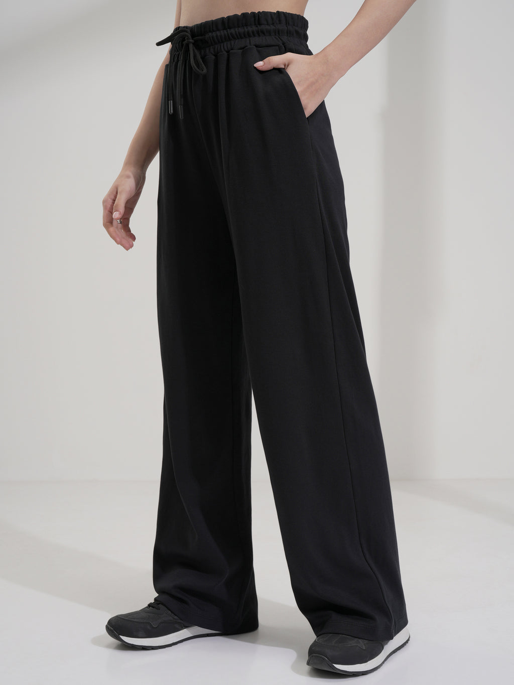 Tokyo Talkies Women Black Top With Trousers Co-Ords - Black - Image 6