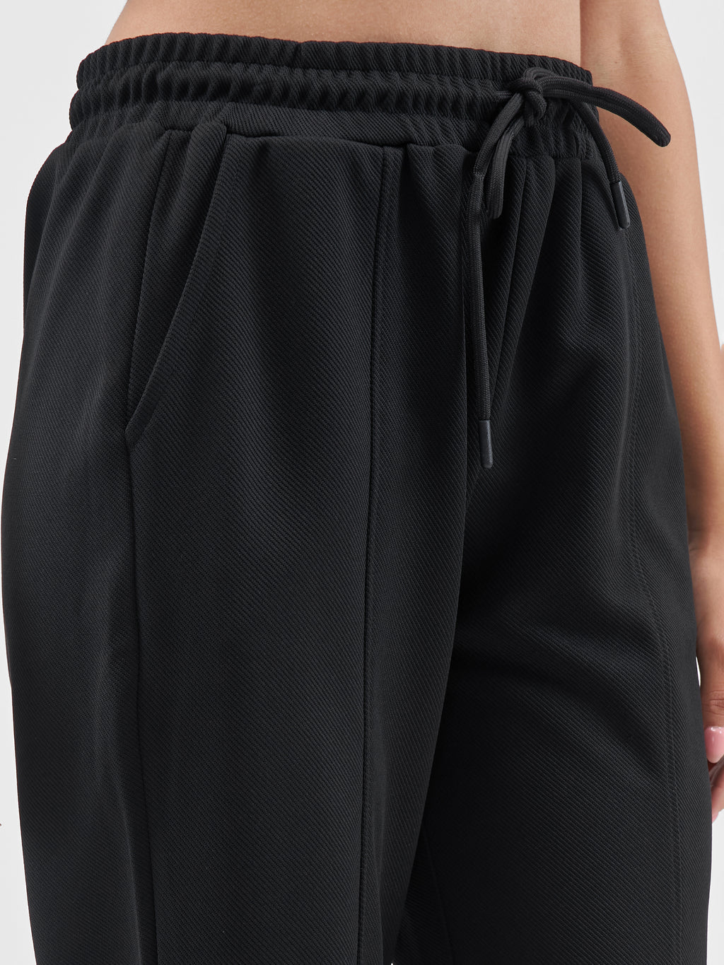 Street By Tokyo Talkies Women Black Top With Joggers Co-Ords - Black - Image 6