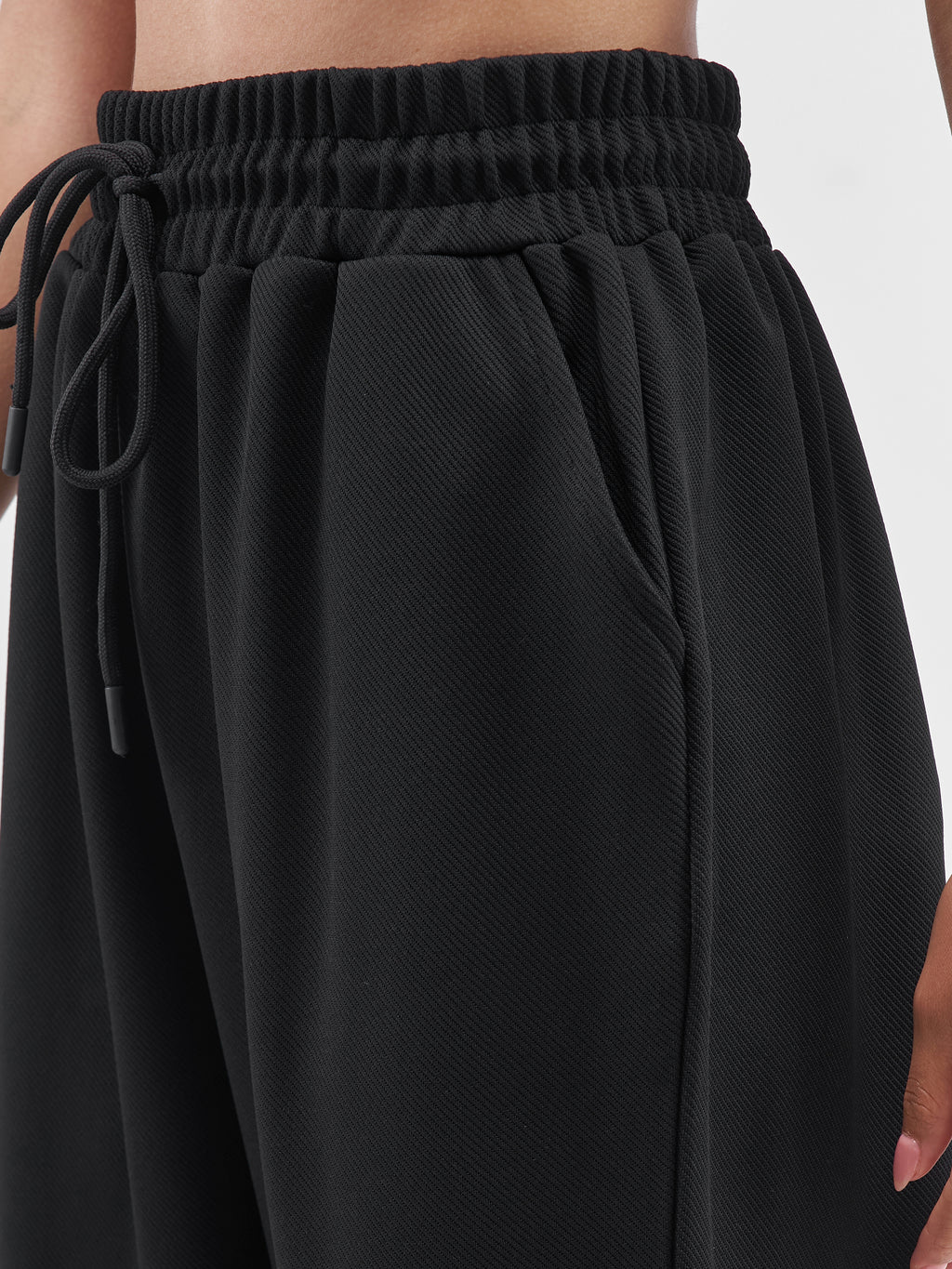 Street By Tokyo Talkies Women Black Top With Joggers Co-Ords - Black - Image 6
