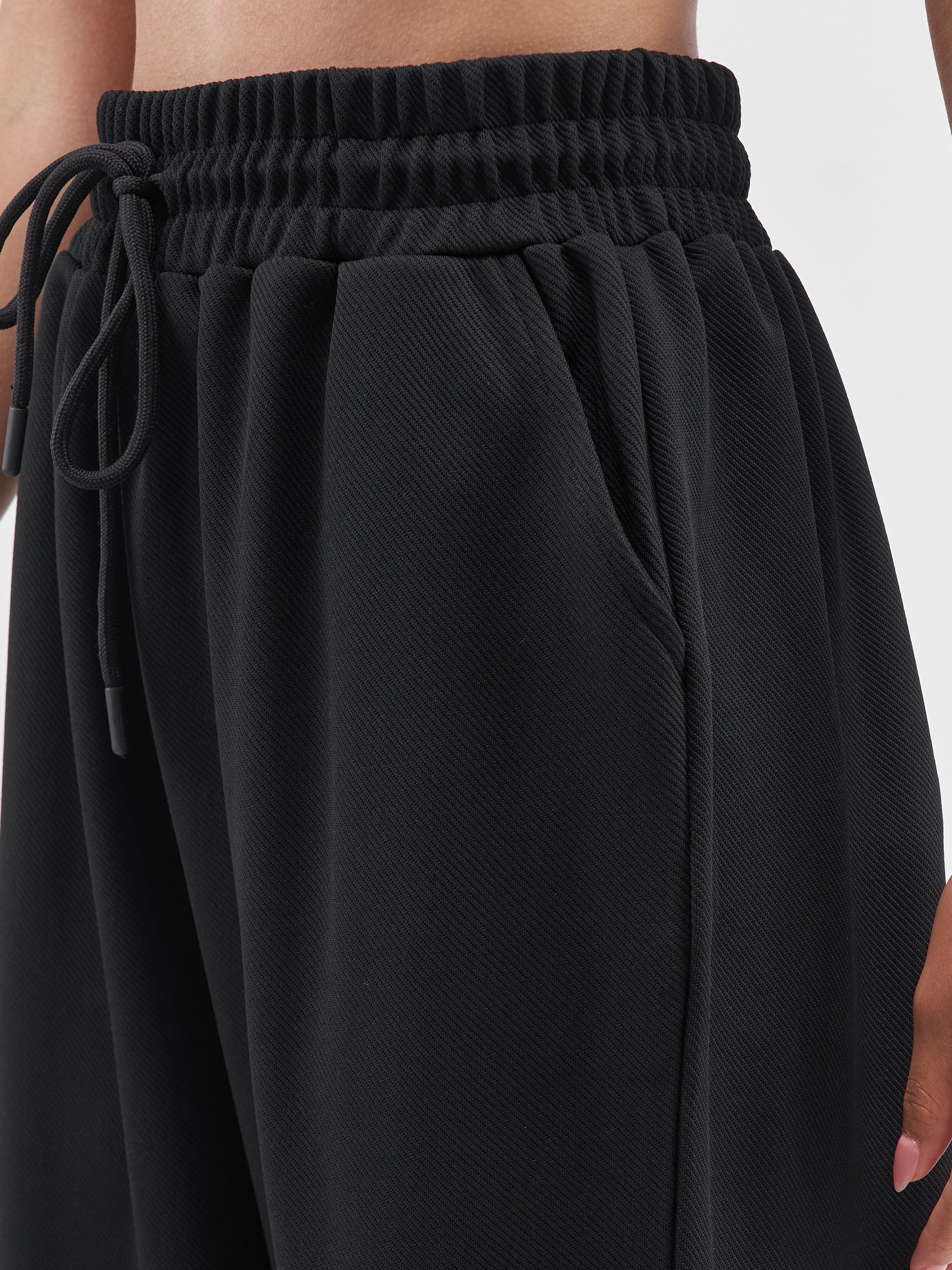 Street By Tokyo Talkies Women Black Top With Joggers Co-Ords - Black - Image 6