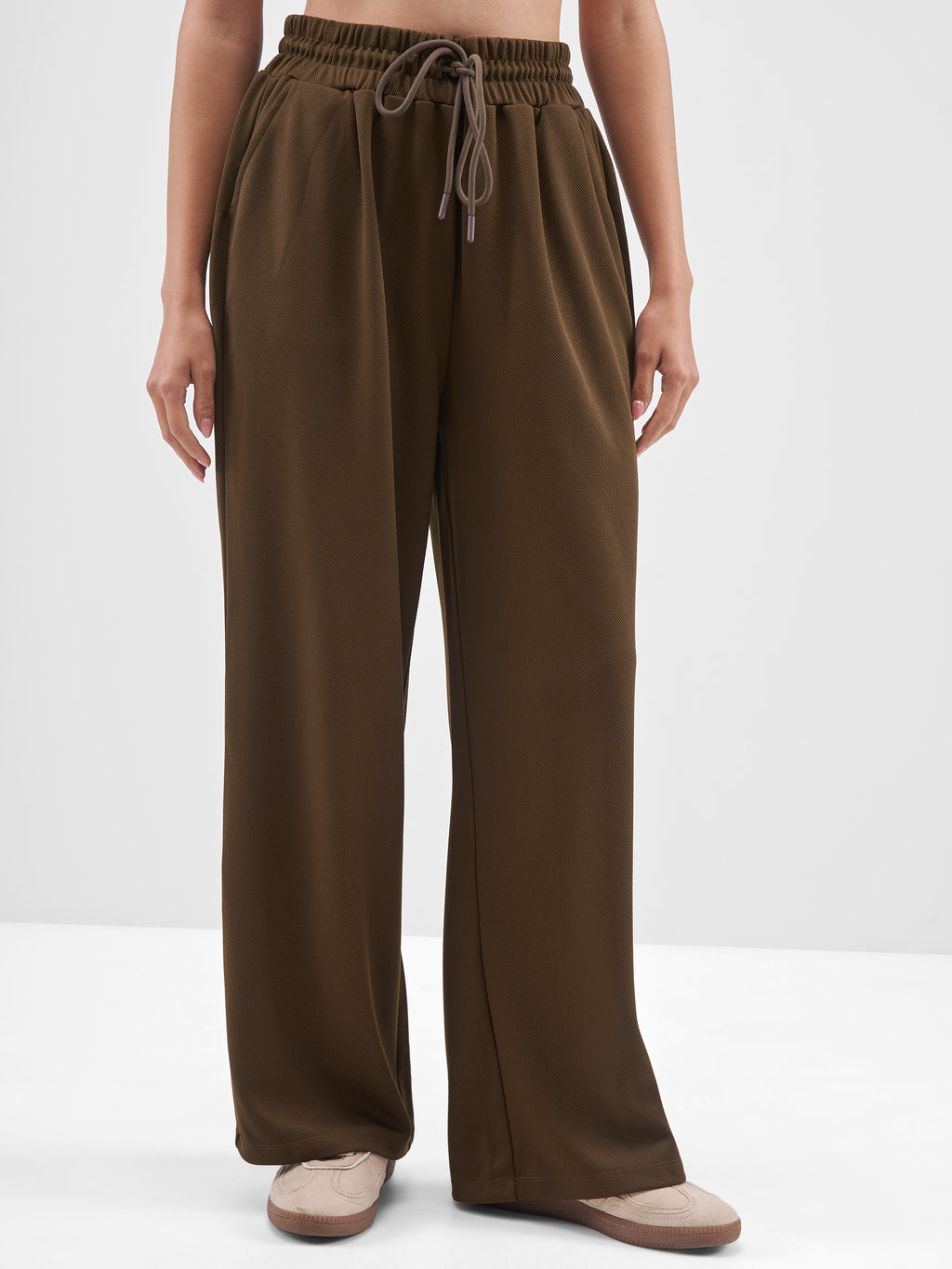 Street By Tokyo Talkies Women Brown Top With Trouser Co-Ords - Brown - Image 6