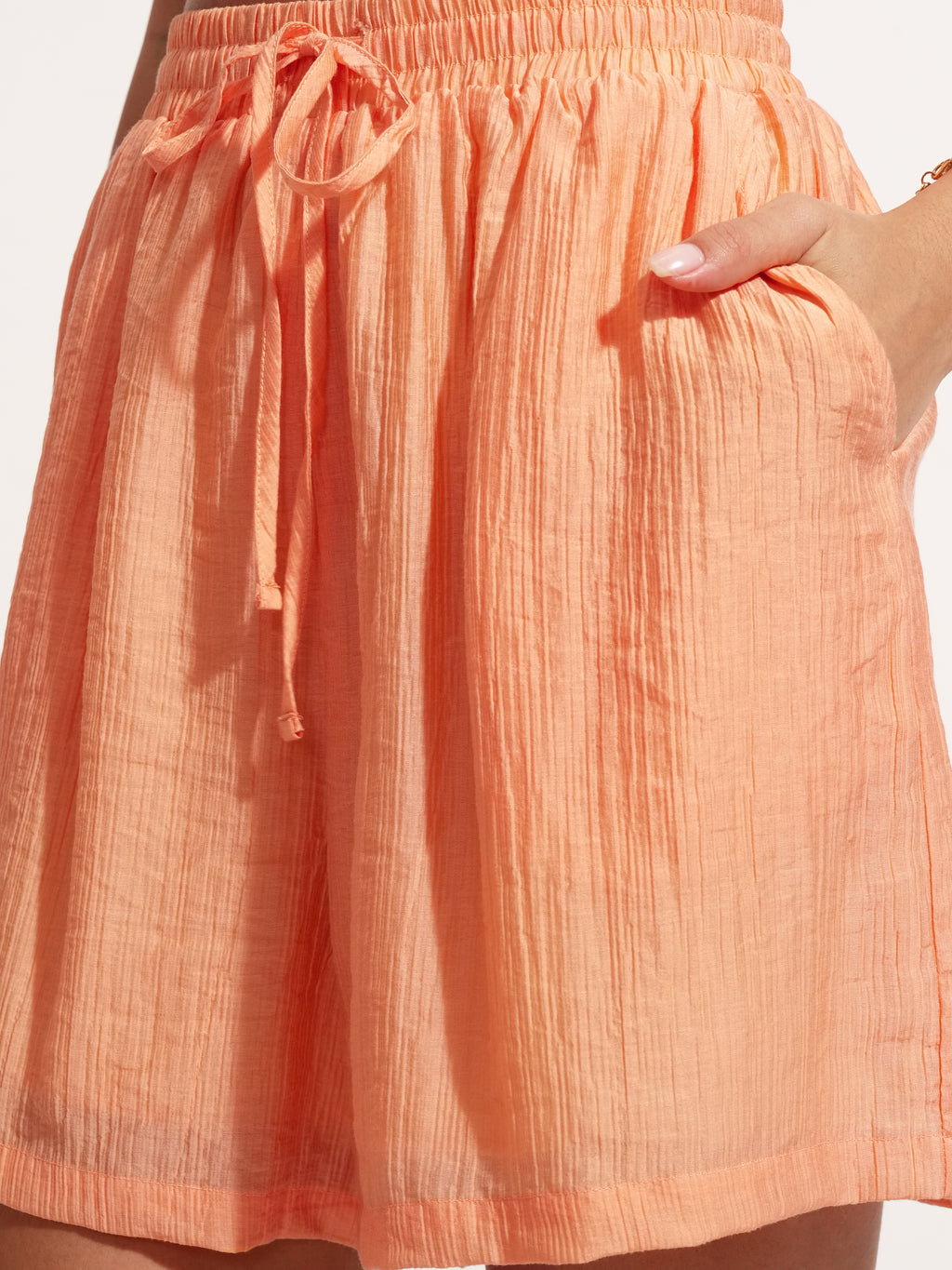 Tokyo Talkies Women Orange Shirt With Short - Orange - Image 8