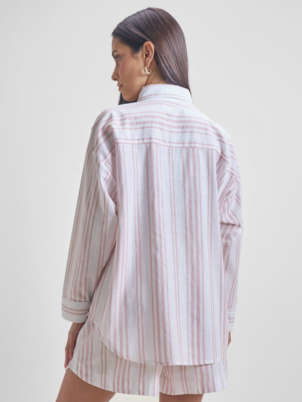ESPYR By Tokyo Talkies Women White Shirt With Shorts Co-ords - White - Image 3