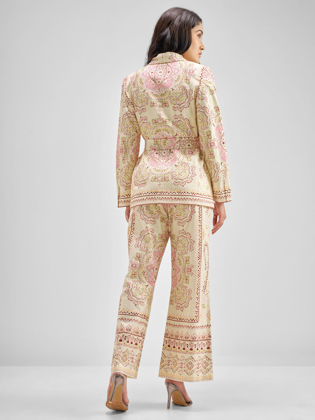 Chic By Tokyo Talkies Women Multi Blazer With Trouser Co-Ords - Multi - Image 3