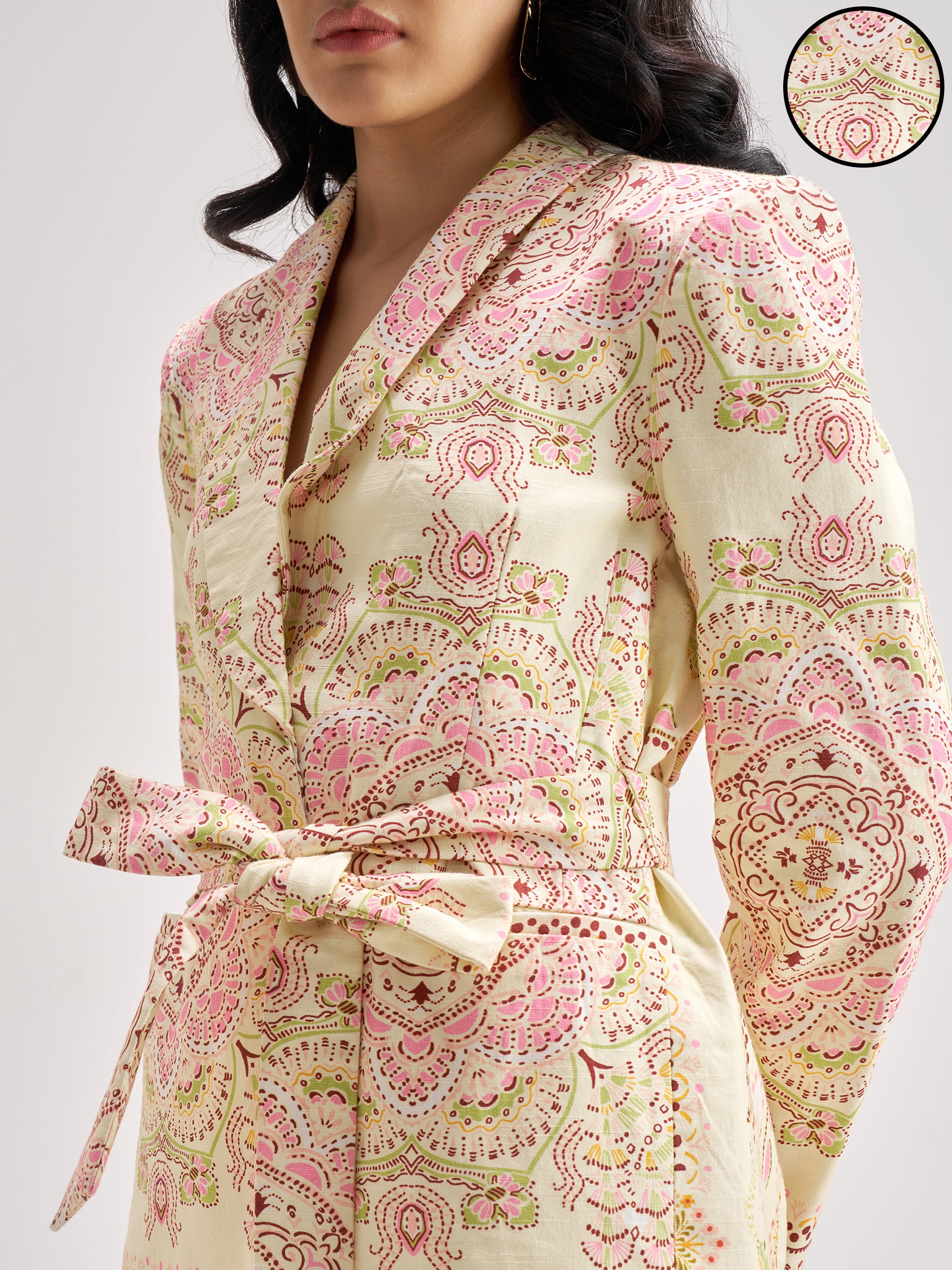 Chic By Tokyo Talkies Women Multi Blazer With Trouser Co-Ords - Multi - Image 5