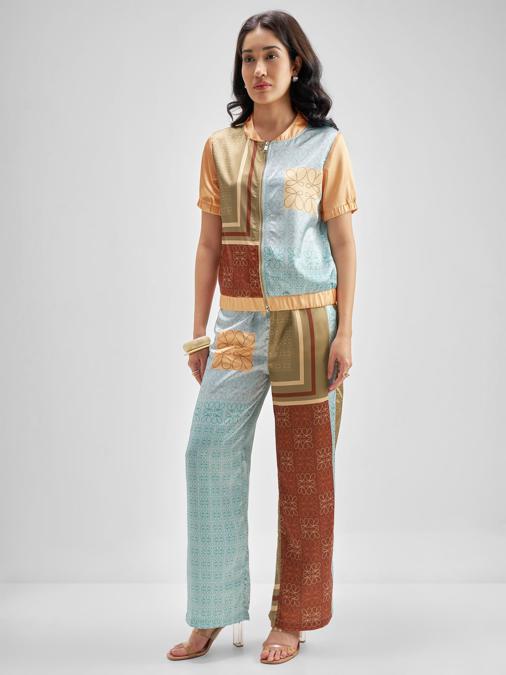 Tokyo Talkies Women Multi Top Trouser Co-Ords - Multi - Image 2