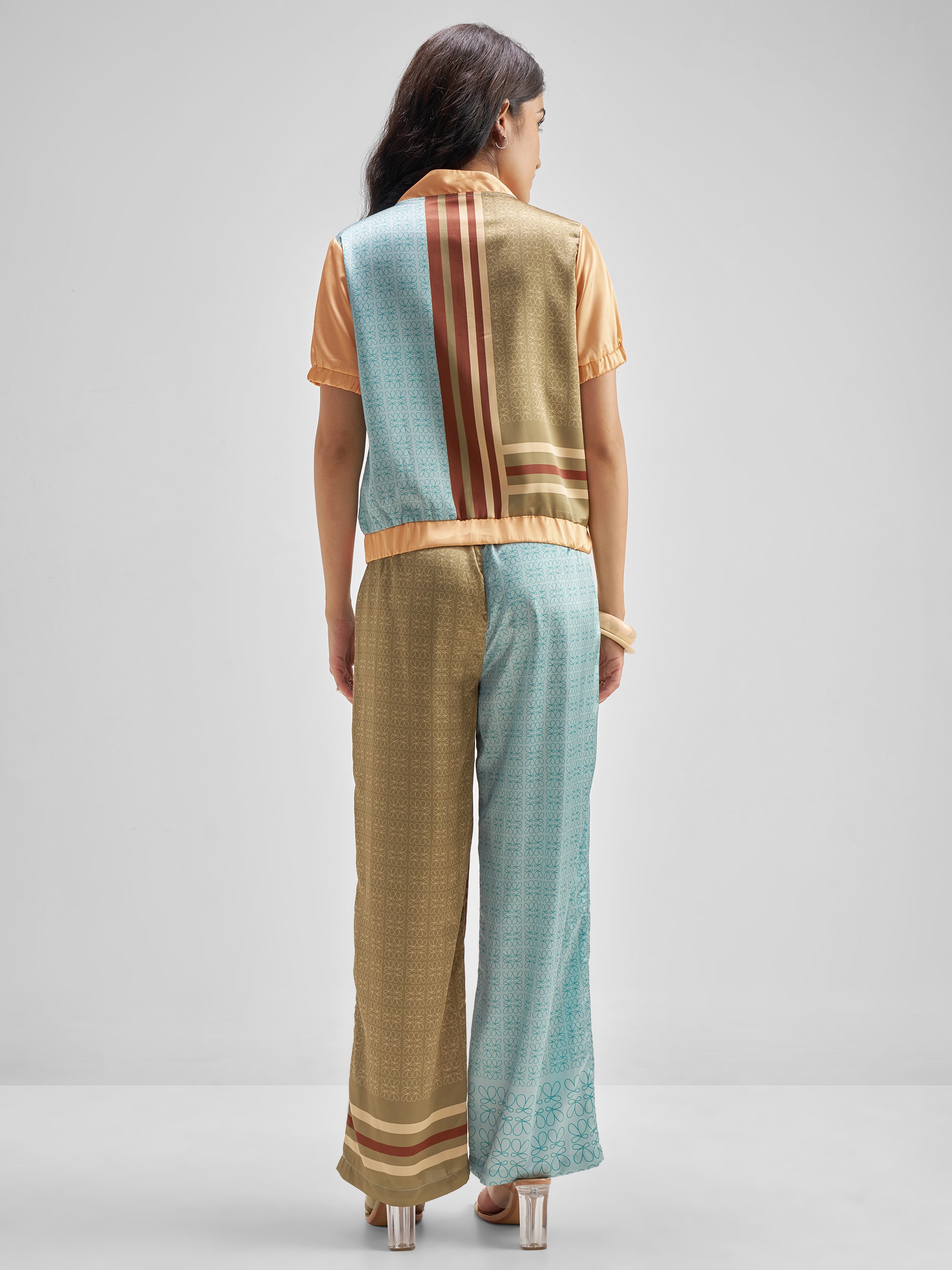 Tokyo Talkies Women Multi Top Trouser Co-Ords - Multi - Image 3