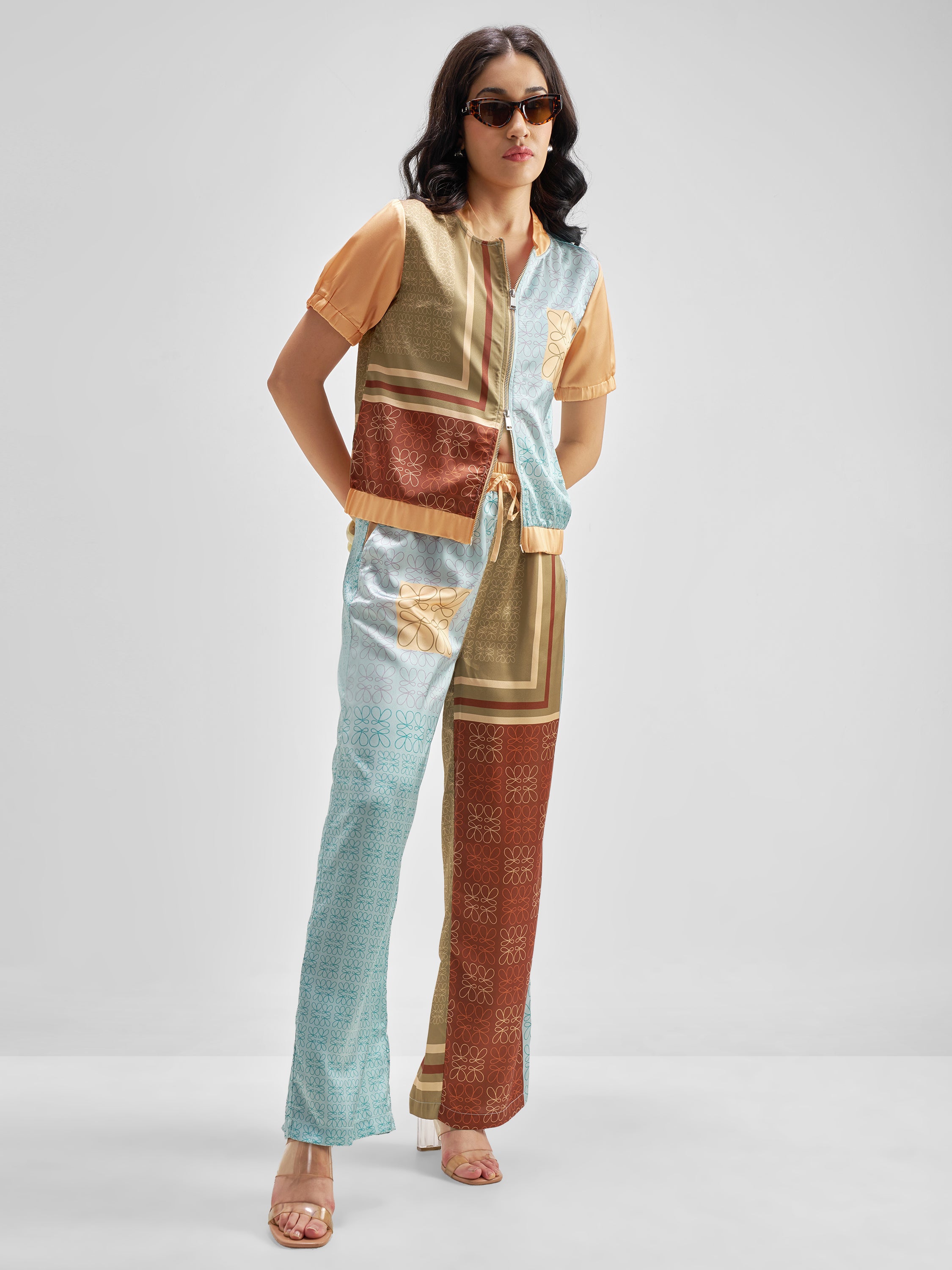 Tokyo Talkies Women Multi Top Trouser Co-Ords - Multi - Image 4