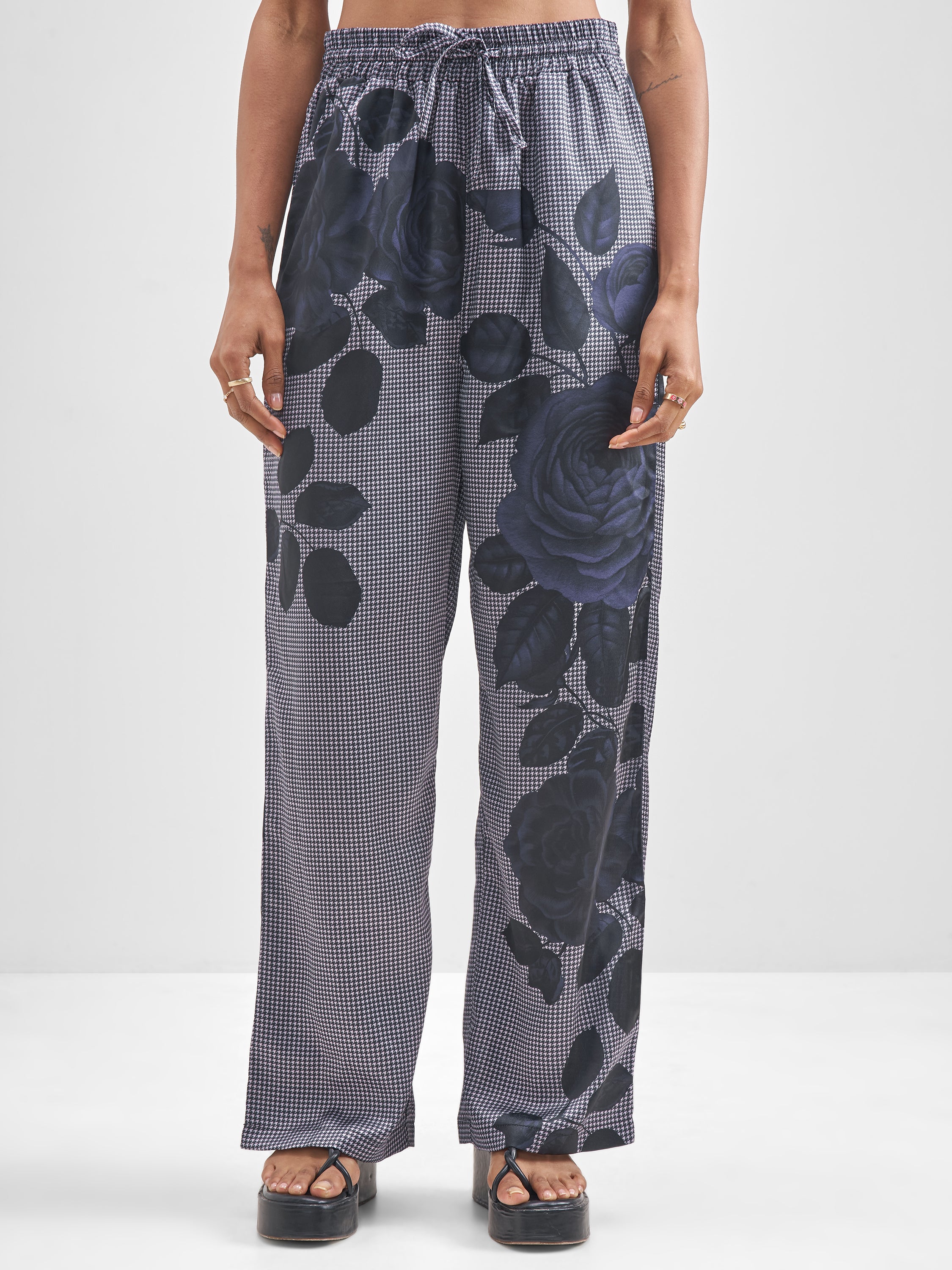 Tokyo Talkies Women Grey Shirt With Trouser Co-Ords - Grey - Image 6