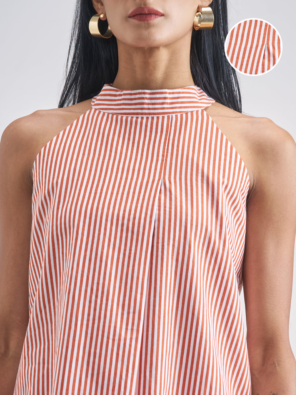 Chic By Tokyo Talkies Women Orange Top With Shorts Co-Ords - Orange - Image 5