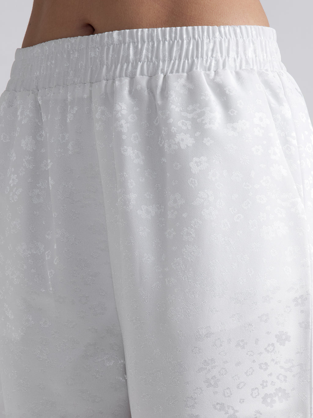 Tokyo Talkies Women White Top With Trouser Co-Ords - White - Image 7