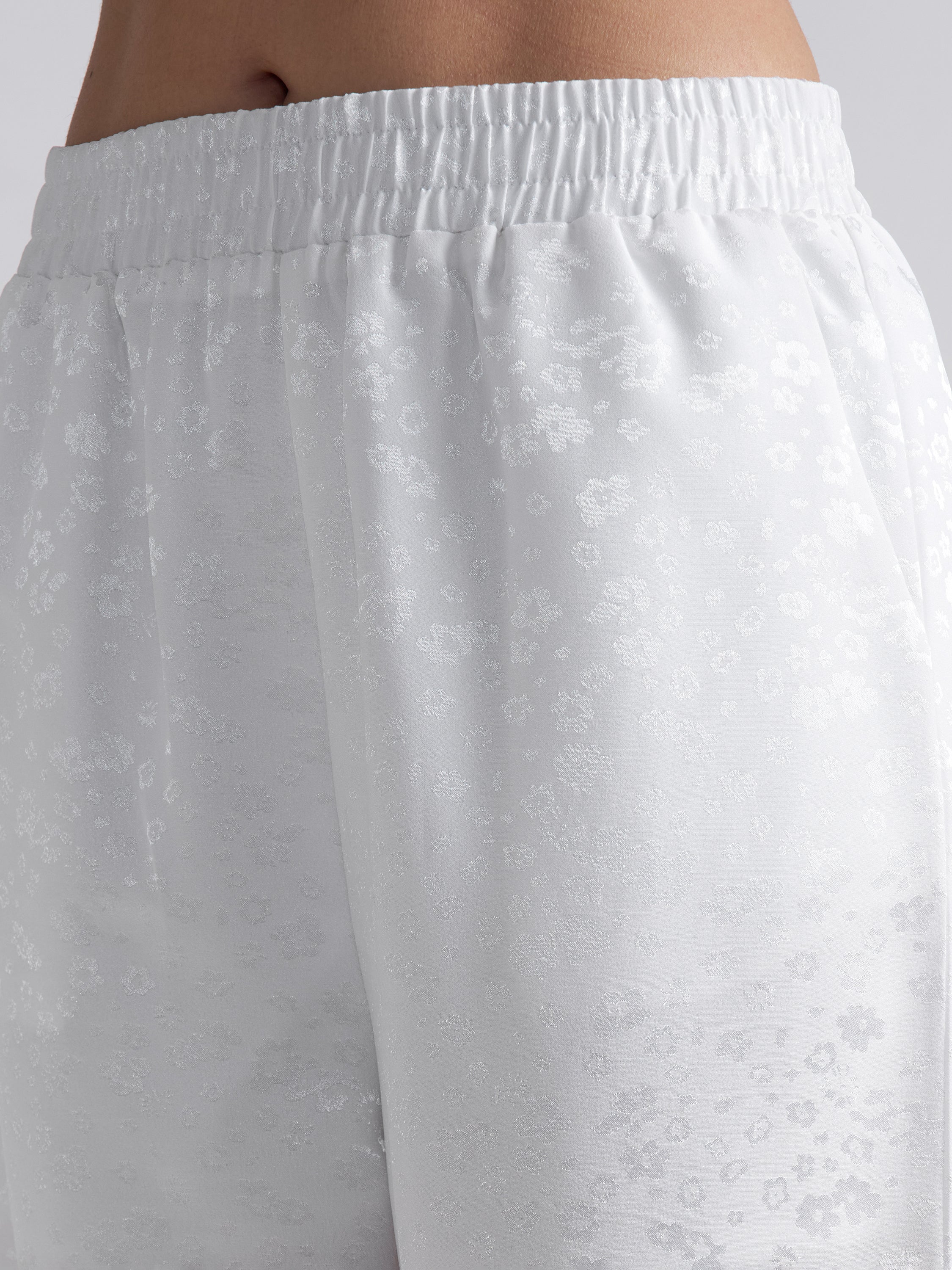 Tokyo Talkies Women White Top With Trouser Co-Ords - White - Image 7