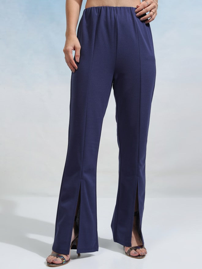 Tokyo Talkies Women Blue Top With Trouser - Blue - Image 7