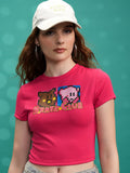 Tokyo Talkies Women Pink Printed Regular Top - Pink - Image 1