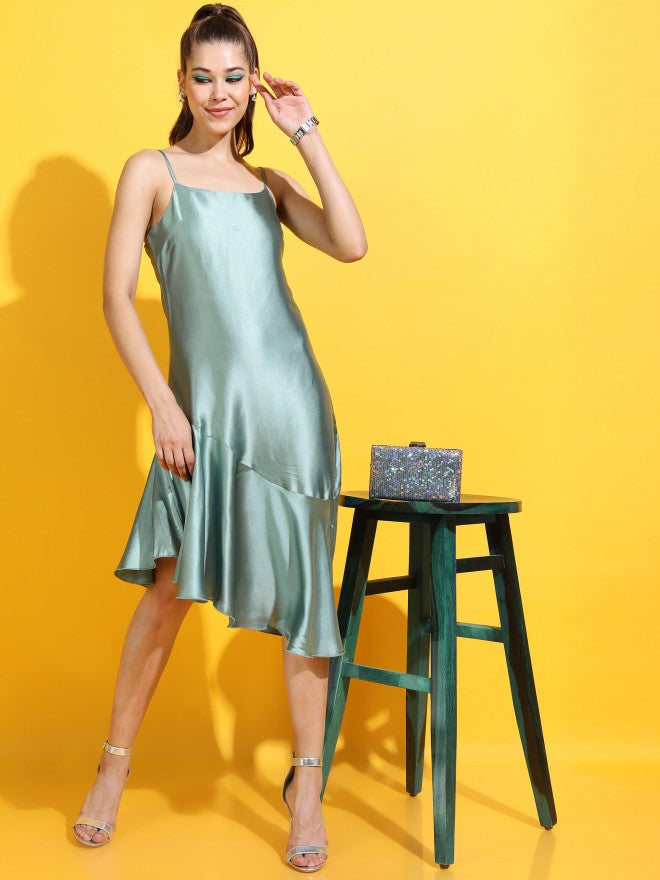 Tokyo Talkies Womens Midi Dress - Green - Image 2