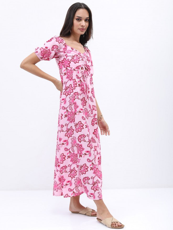 Tokyo Talkies Women White Printed Maxi Dress - White - Image 5