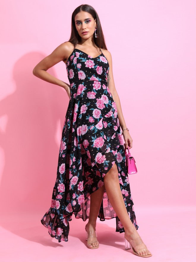Tokyo Talkies Women Multi Printed Maxi Dress - Multi - Image 1