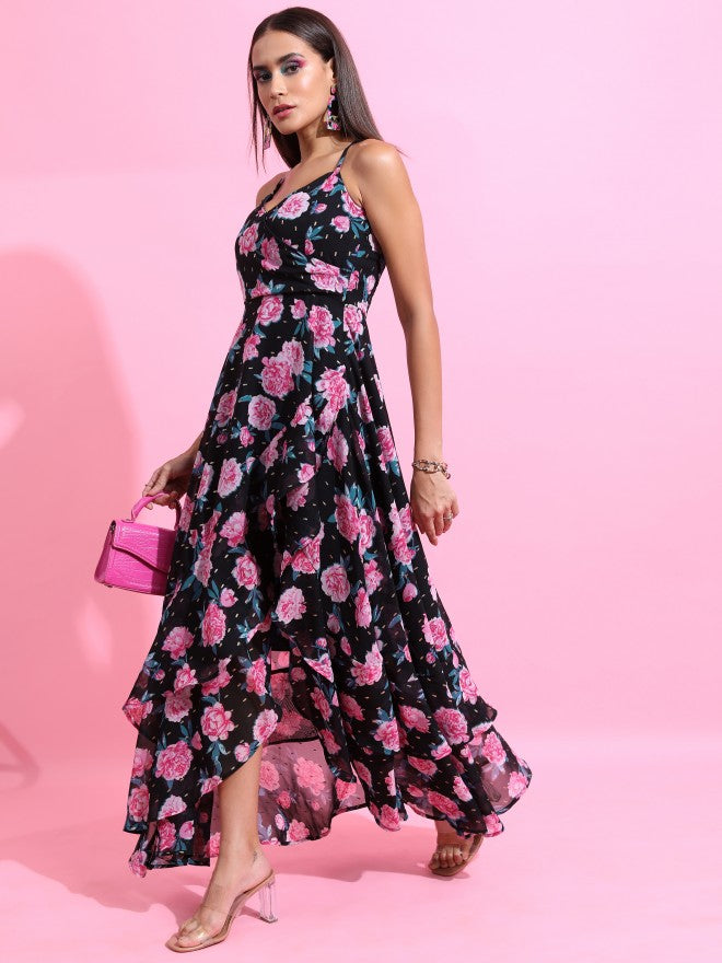 Tokyo Talkies Women Multi Printed Maxi Dress - Multi - Image 2