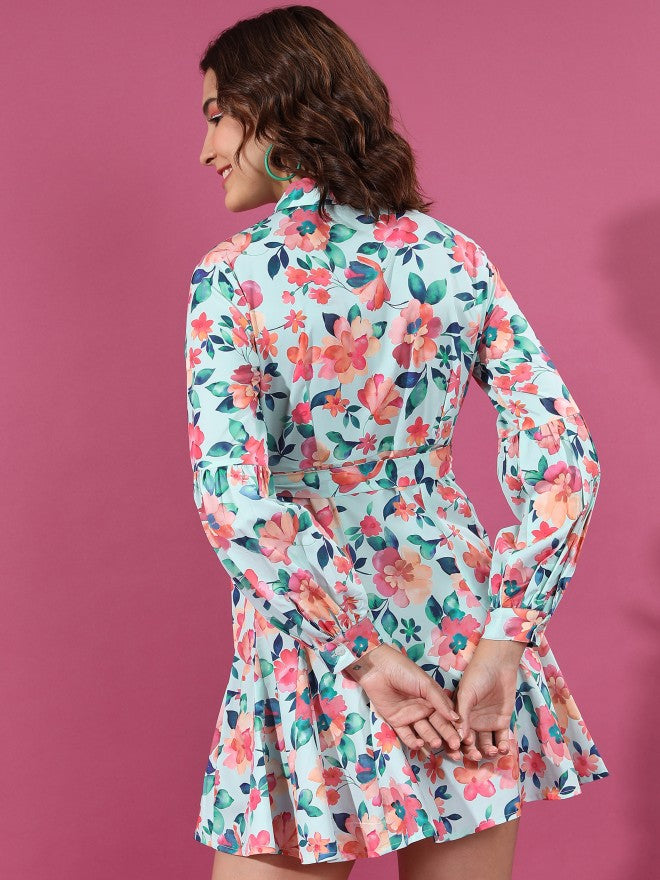 Tokyo Talkies Women Multi Printed Shirt Dress - Multi - Image 3