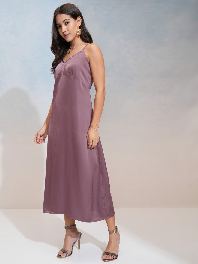 Tokyo Talkies Women Black Solid Maxi Dress - Black - Image 4