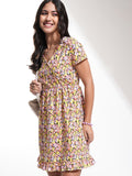 Tokyo Talkies Women Black Printed A-Line Dress - Black - Image 1