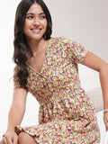 Tokyo Talkies Women Multi Printed Fit And Flare Dress - Multi - Image 1