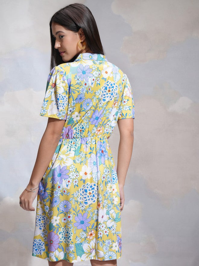 Tokyo Talkies Women Multi Printed Shirt Dress - Multi - Image 3