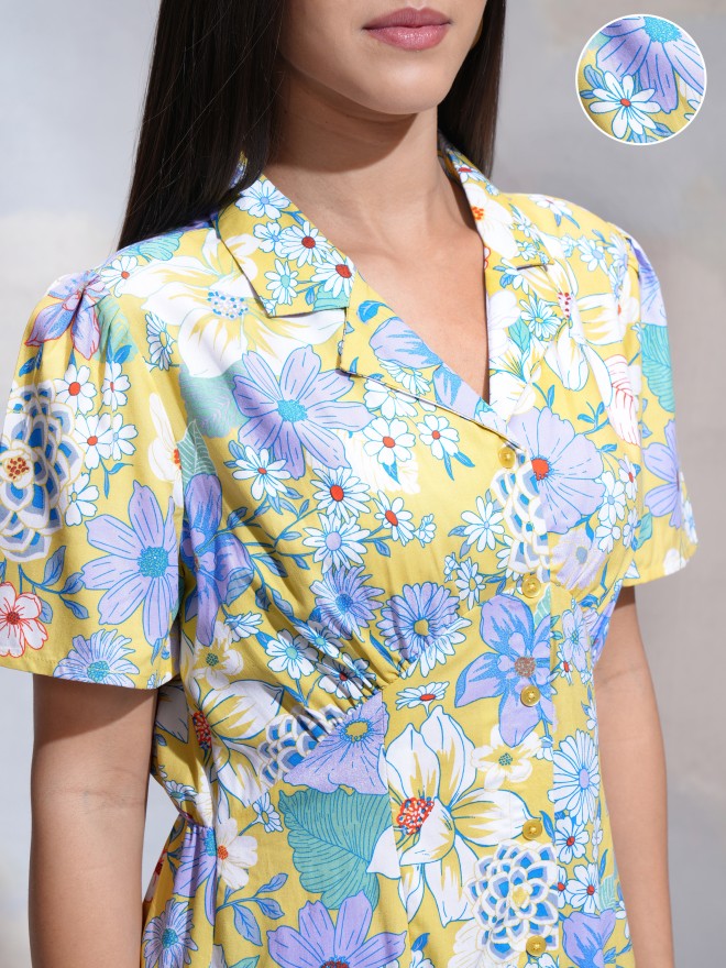 Tokyo Talkies Women Multi Printed Shirt Dress - Multi - Image 5