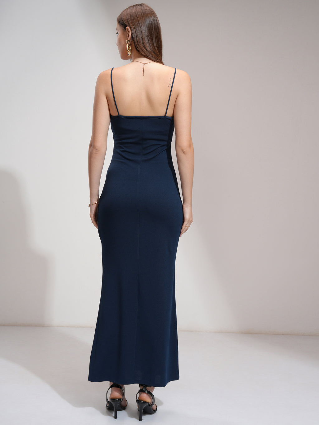 Tokyo Talkies Women Teal Solid Bodycon Dress - Teal - Image 3
