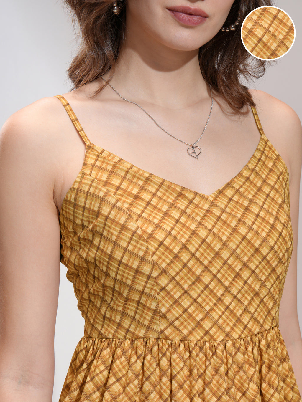 Tokyo Talkies Women Yellow Printed Maxi Dress - Yellow - Image 5