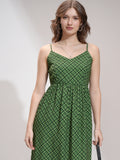 Tokyo Talkies Women Green Printed Maxi Dress - Green - Image 1