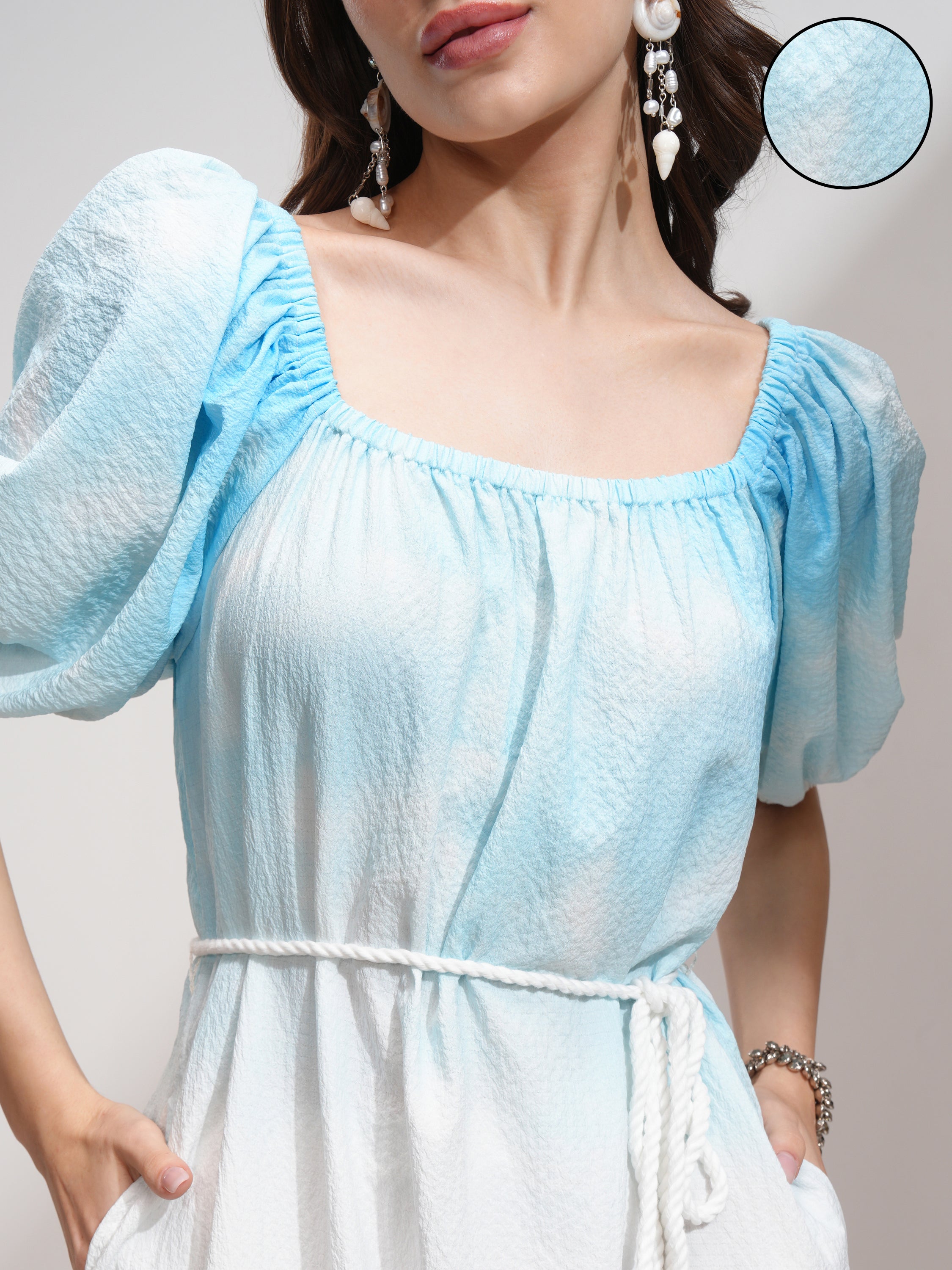 Tokyo Talkies Women White Printed Maxi Dress - White - Image 5