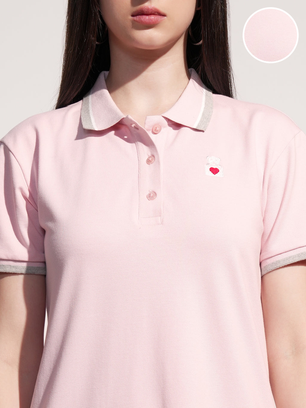 Tokyo Talkies Women Pink Solid T-shirt Dress - Pink - Image 5